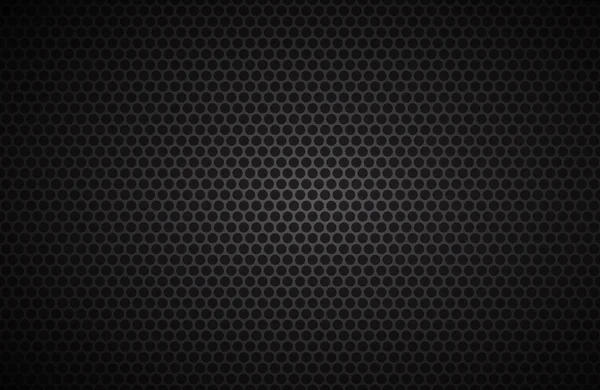 Geometrische Polygone Hintergrund, abstrakte schwarze Metallic-Tapete — Stockvektor