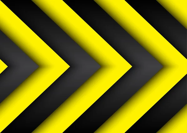 Vetor abstrato fundo moderno com linhas preto e amarelo — Vetor de Stock