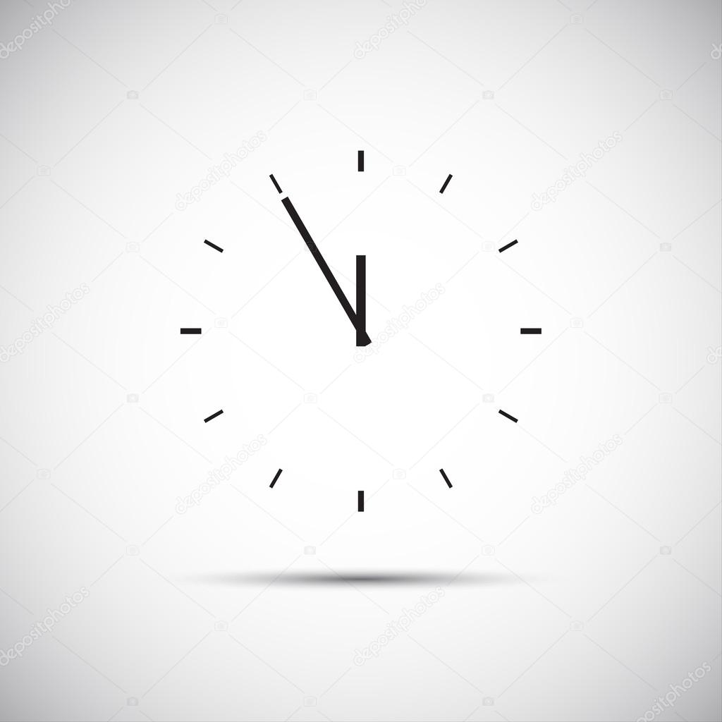 vod Beperking ondanks Simple vector icon of minimalist clock Stock Vector Image by ©kurka.lukas  #108409332