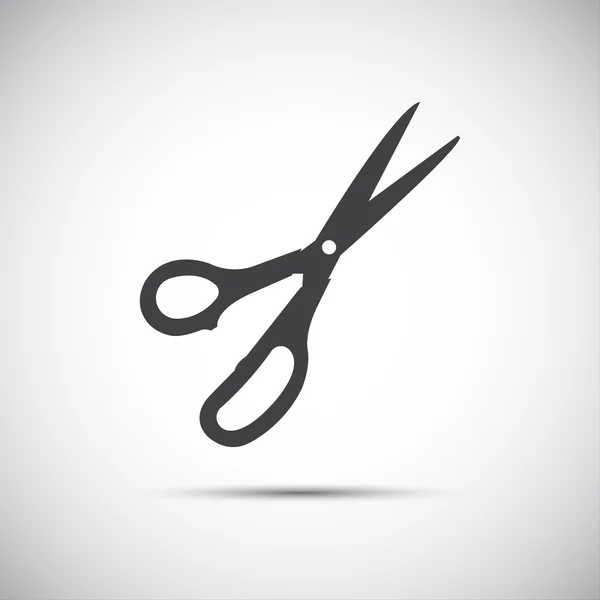 Simple vector scissors icon — Stock Vector