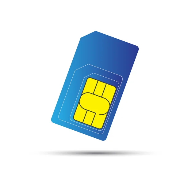 Handy-Sim-Karte — Stockvektor