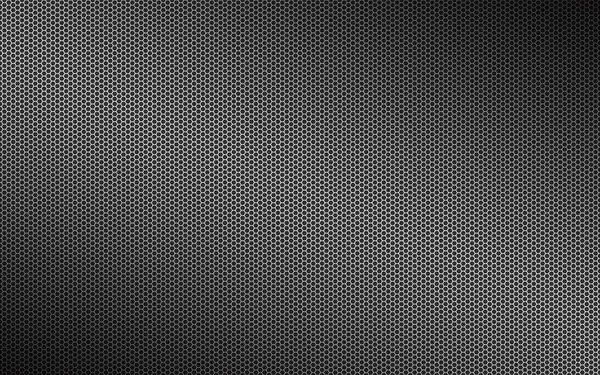 Modern Simple Grey Geometric Hexagonal Background Abstract Black Metallic Polygonal — Stock Vector