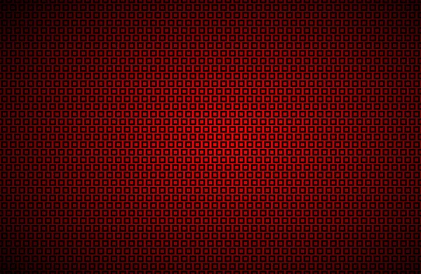 Red Widescreen Background Black Squares Mesh Modern Metal Geometric Design — Stock Vector