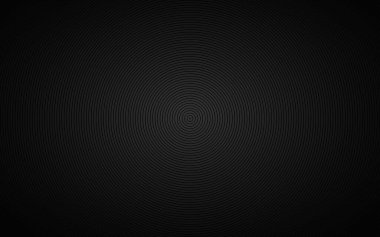 Dark abstract circle background. Black circles on grey background with dark gradient. Simple geometric pattern