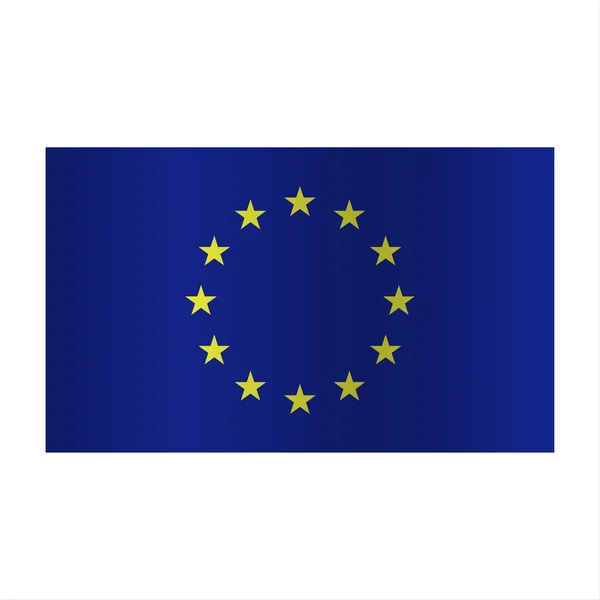 Vetor simples bandeira da Europa (UE ) —  Vetores de Stock