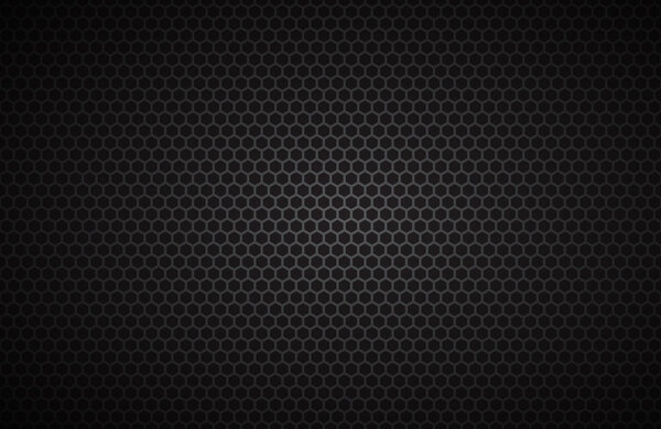 Geometric polygons background, abstract black metallic wallpaper, vector illustration