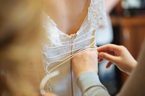 A menyasszony ruhák — Stock Fotó