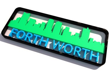 ileri ile bayrak beyaz 3d tasarım üzerinde kentin temel renkler logo-