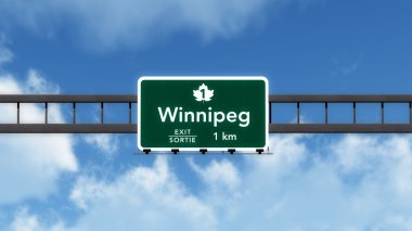 Winnipeg Road Sign clipart