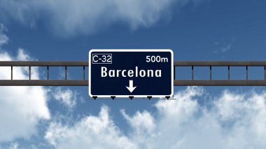 Barcelona yol işareti