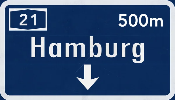 Hamburg út jel — Stock Fotó