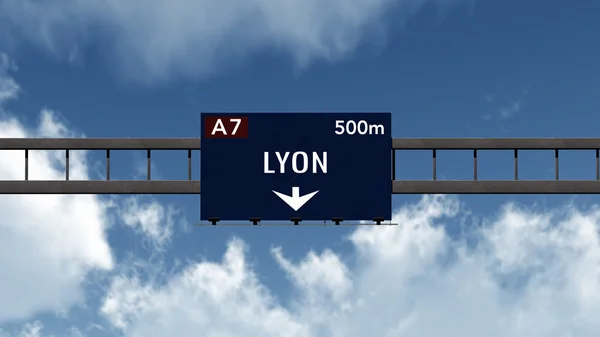 Señal de Lyon — Foto de Stock