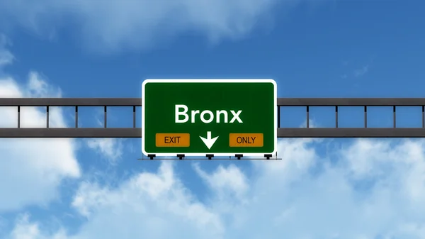 Bronx sinal de estrada — Fotografia de Stock