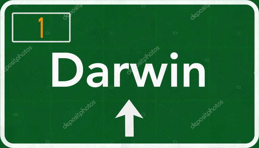 Darwin Australia Highway Road Sign Stock Photo by ©boscorelli 67265981
