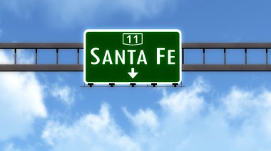 Santa Fe Arjantin Otoban yol işareti