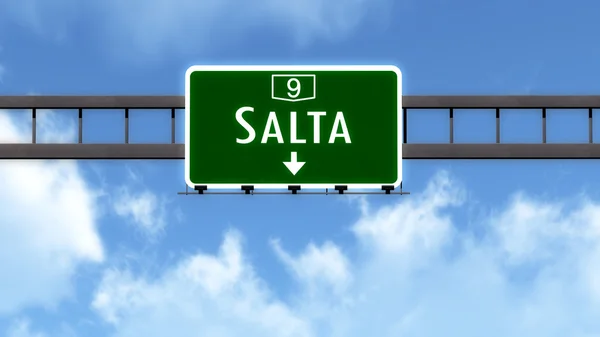 Sentiero autostradale Salta Argentina — Foto Stock