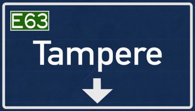 Tampere Road Sign clipart
