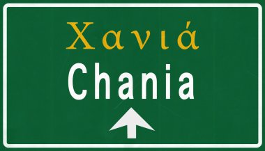 Chania yol işareti