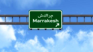 Marrakesh yol işareti