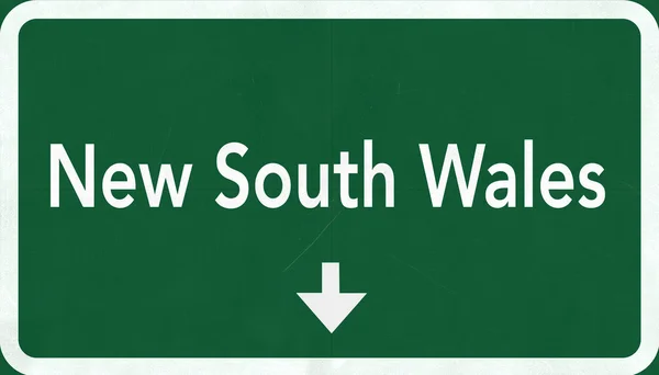 ニュー サウス ウェールズ道路標識 — ストック写真