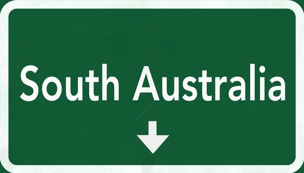 Güney Avustralya yol işareti — Stok fotoğraf