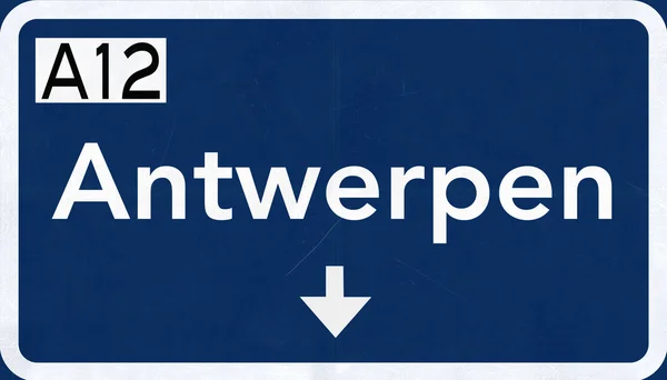 Antwerpen út jel — Stock Fotó