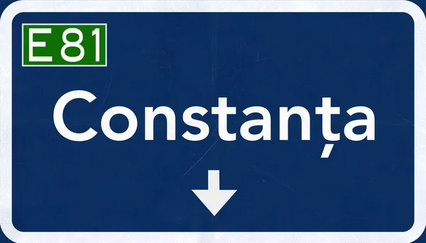 Constanta verkeersbord — Stockfoto