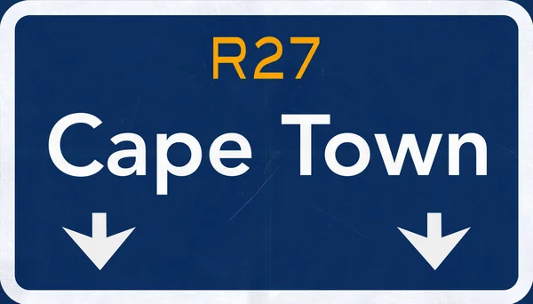 Cape Town Road Sign — Stock Photo, Image