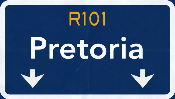 Pretoria Road Sign — Stock Photo, Image