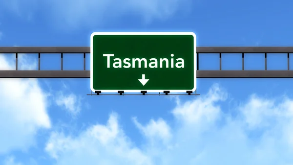 Tasmania Road Sign — Stock Photo, Image