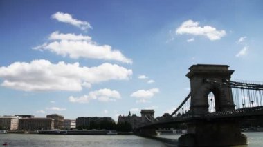 Szechenyi zincir köprü Budapeşte