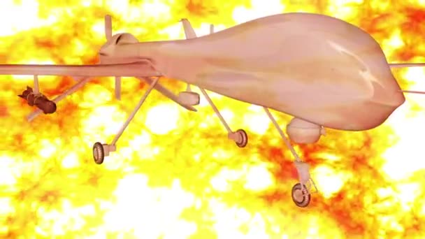 Type de sentinelle Drone dans la tempête de feu 