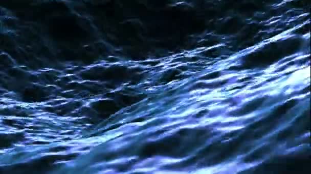 Ondes de tempête dans l'océan 