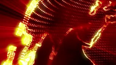 3d dünya dünya iplik parlayan