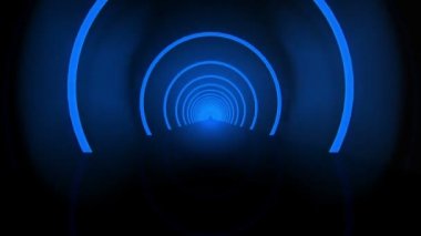 Fütüristik tünel 3d animasyon