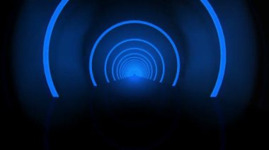 Fütüristik tünel 3d animasyon