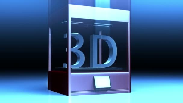 Impressora 3D — Vídeo de Stock