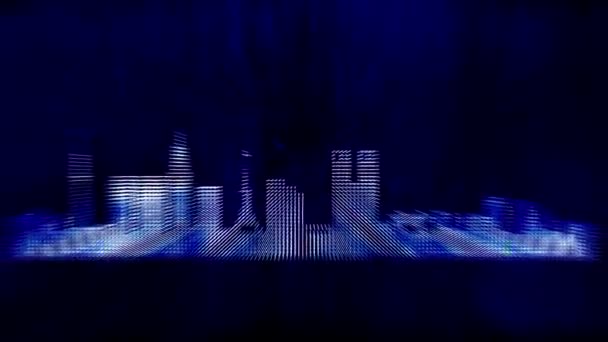 Tokyo Stadt Hintergrund — Stockvideo