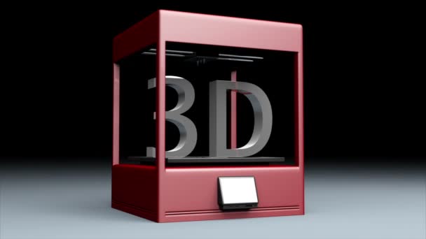 3D Printer — Stock Video