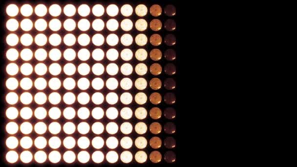 Rode led verlichting — Stockvideo