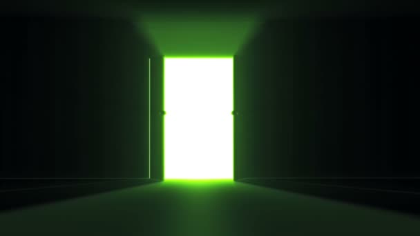 Fundo misterioso da porta — Vídeo de Stock