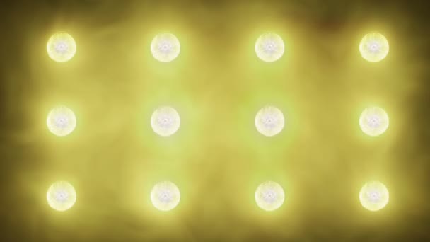 Lumières de scène de disco de stade clignotant 