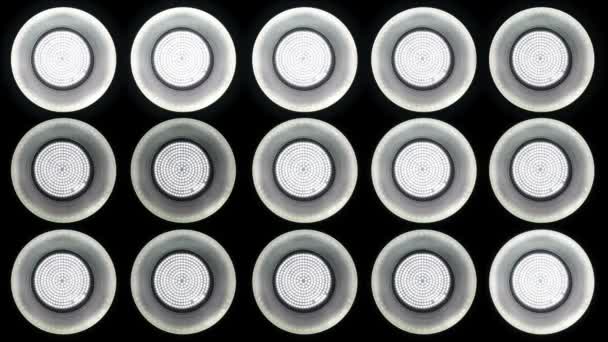 Villogó LED lámpák — Stock videók