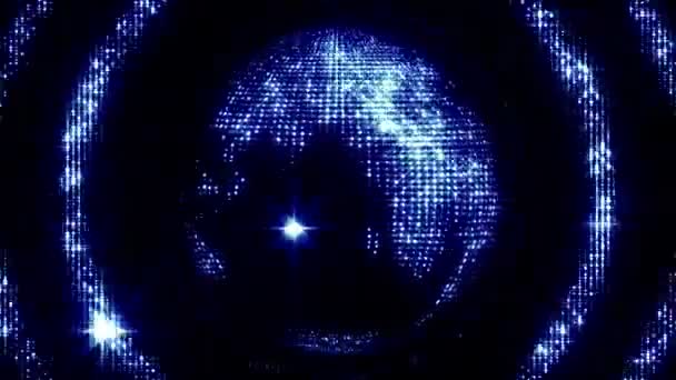 Terre tournante brillante 