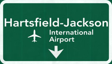 Atlanta Hartsfield Jackson ABD Uluslararası Havaalanı Otoban Roa