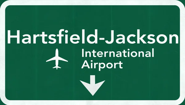 Atlanta Hartsfield Jackson USA International Airport Highway Roa — Stock Photo, Image