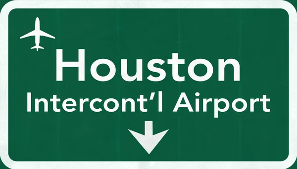 Houston George Bush Usa mezikontinentální letiště dálnice silnice Si — Stock fotografie