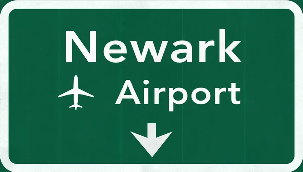 New Jersey Newark Liberty VS International Airport Highway Road — Stockfoto