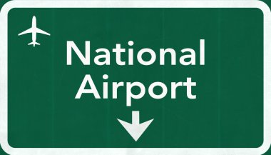 Uluslararası Havaalanı Otoban işareti