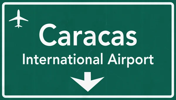 Каракас Сьомін Болівар Венесуела міжнародного аеропорту шосе Si — стокове фото
